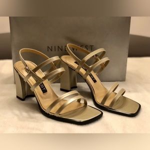 SOLD - Nine West - Viveca High Heel Strappy Sandals - Almost NEW!